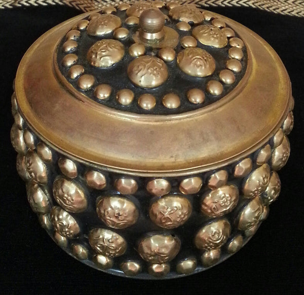 Pure Brass Jewellery Box with Antique Finish