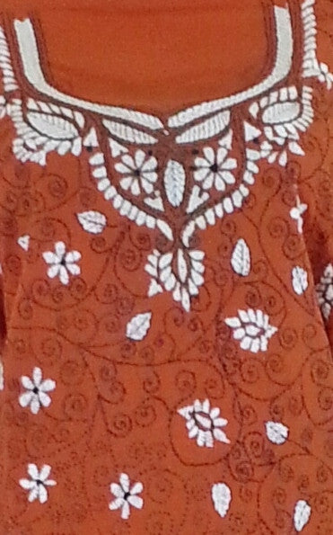 Pure Cotton Unstitched Kantha Kurti Piece