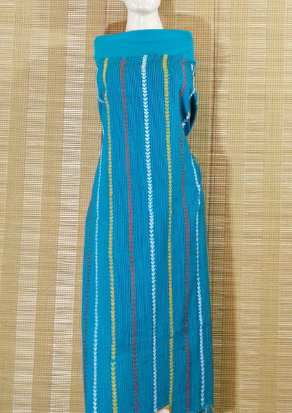 Pure Cotton Unstitched Kantha Kurti Piece