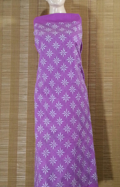 Pure Cotton Unstitched Kantha Kurti Piece