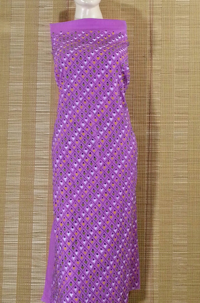 Pure Cotton Unstitched Kantha Kurti Piece