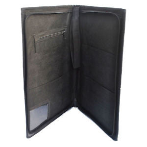 Hand Embroidered Jute File Folder with Bengali Kantha Work