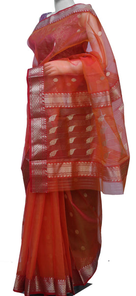 Handloom Pure silk Chanderi Saree with Zari Motif