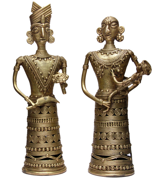 Handcrafted Tribal Dhokra King and Queen