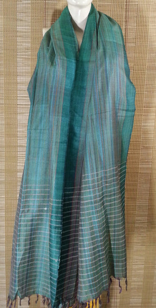 Pure Handloom Bhagalpur Silk Dupatta