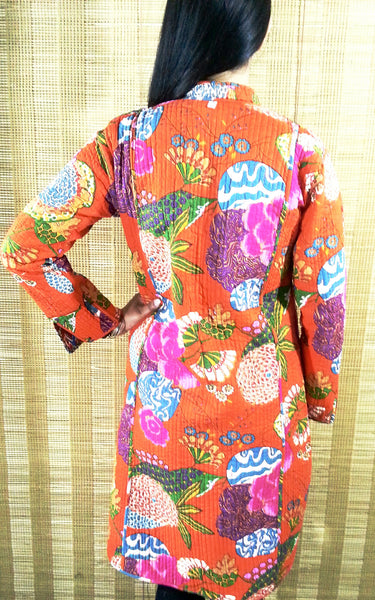 Jaipuri Reversible Quilted Jacket