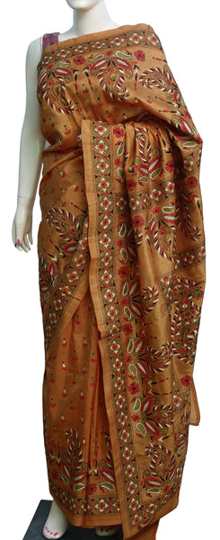 Bengali Kantha Pure Silk Saree