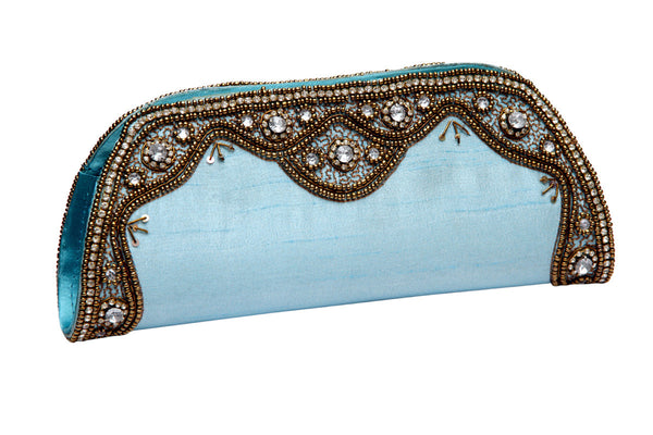 Zirconia and Bead Work Clutch
