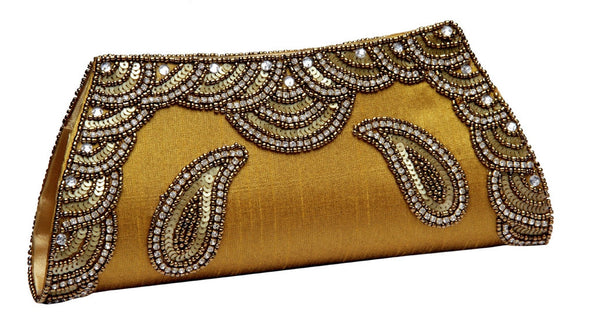Zirconia and Bead Work Clutch